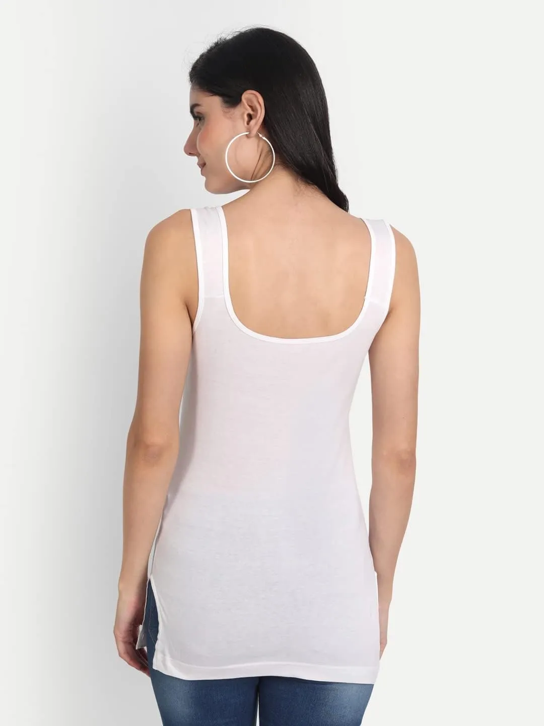Tank Tops for Women's 3 Pack Cotton Spaghetti Strap Summer Camisole Scoop Neck Slim Fit Sleeveless