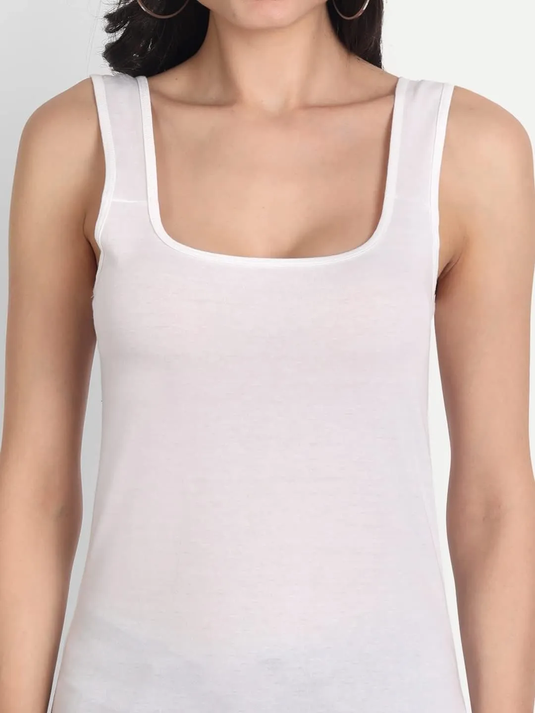 Tank Tops for Women's 3 Pack Cotton Spaghetti Strap Summer Camisole Scoop Neck Slim Fit Sleeveless