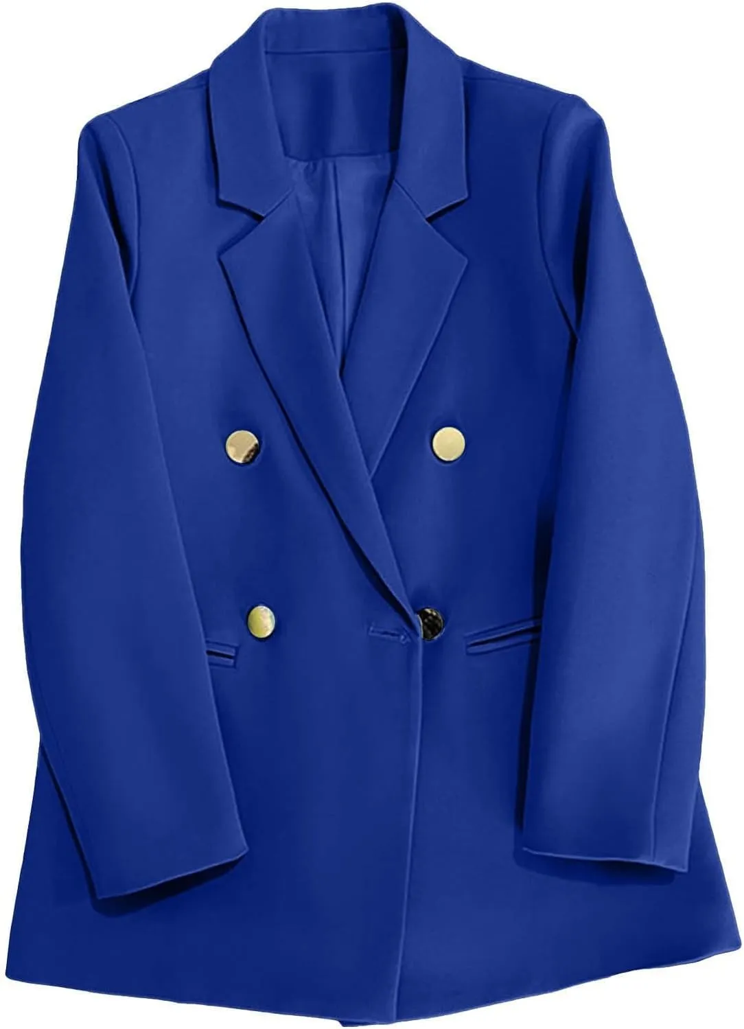 Trench Coat Women Notch Lapel Blazer Business Casual Blazers Trendy Work Office Blazer Jackets Outerwear