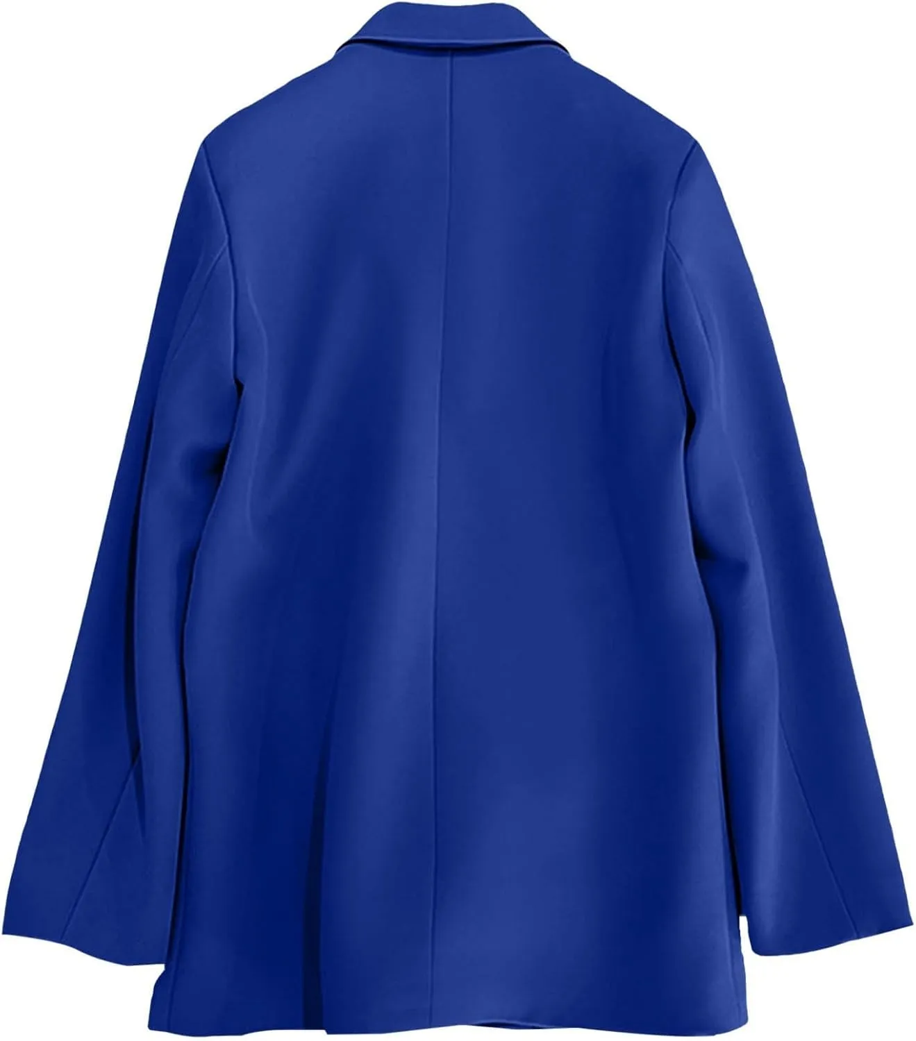Trench Coat Women Notch Lapel Blazer Business Casual Blazers Trendy Work Office Blazer Jackets Outerwear