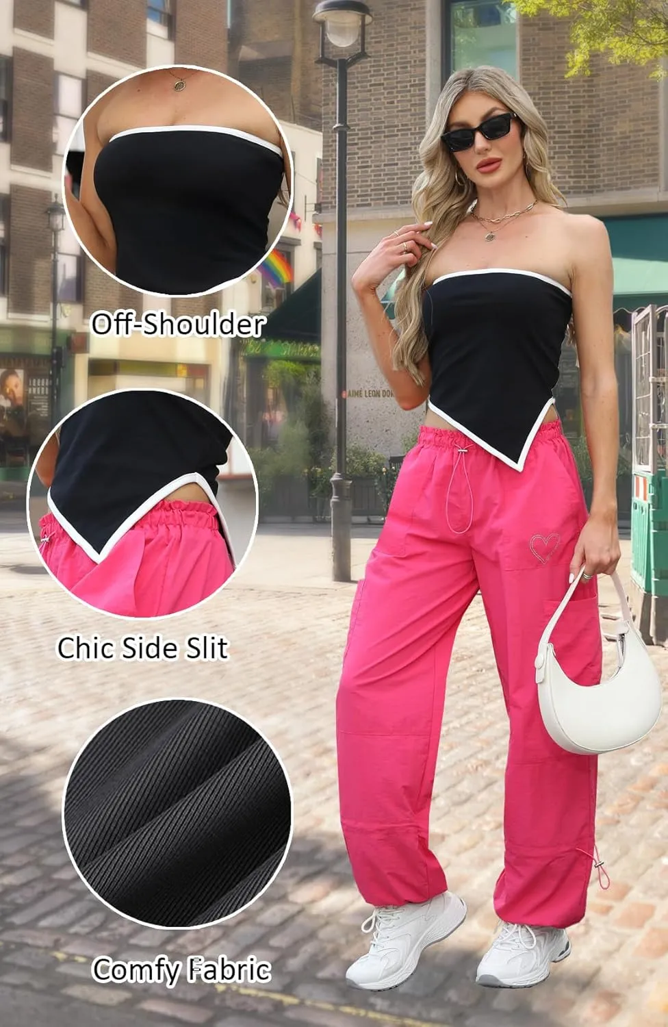Tube Tops for Women Sexy Cute Bandeau Strapless Tops for Women Sleeveless Summer Tube Top