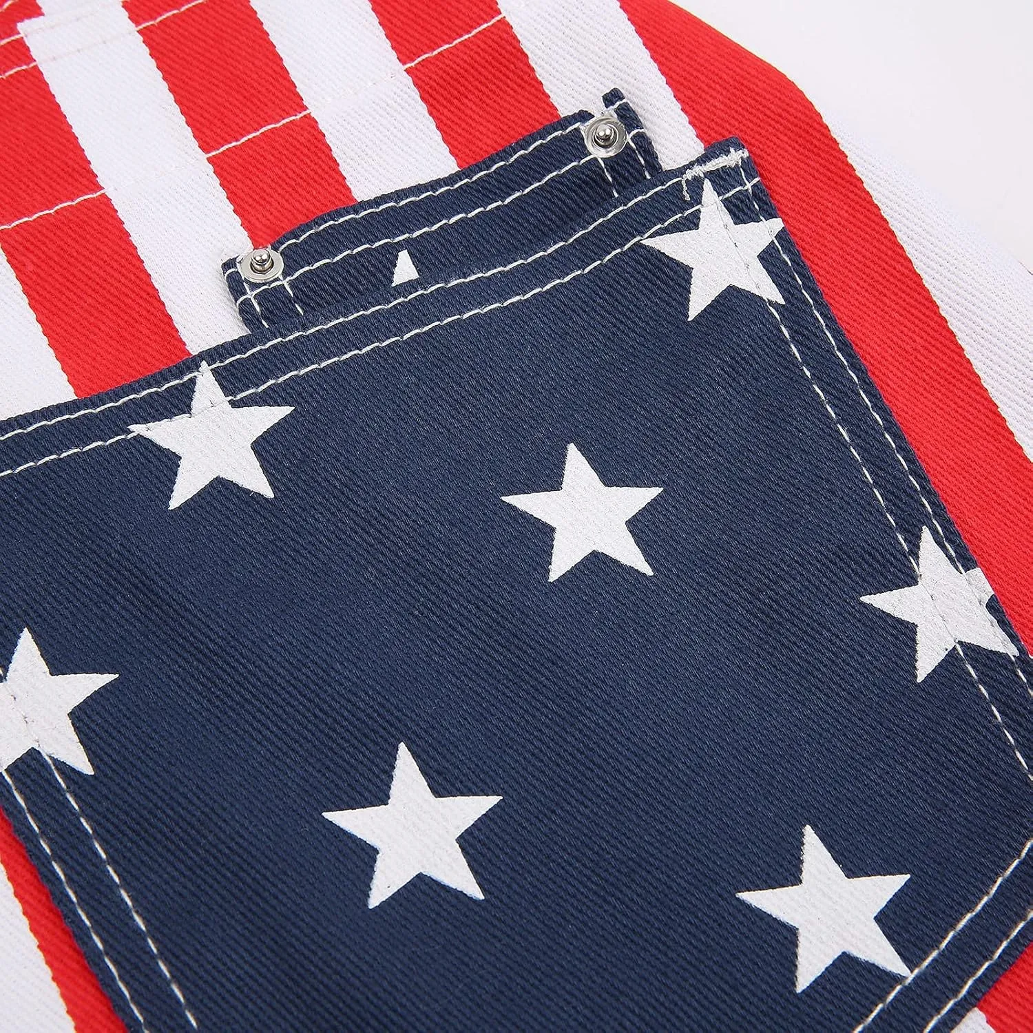 Unisex American Flag Overalls Shorts For Women Men 4th Of July Denim Bib Shorts Jumpsuits Festival Overalls