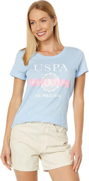 USPA CREST SEMI SCOOP GRAPHIC T-SHIRT