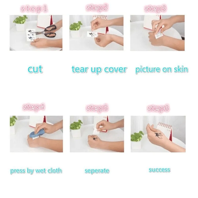 Waterproof Butterfly Tattoo Stickers  Lasts 27 Days