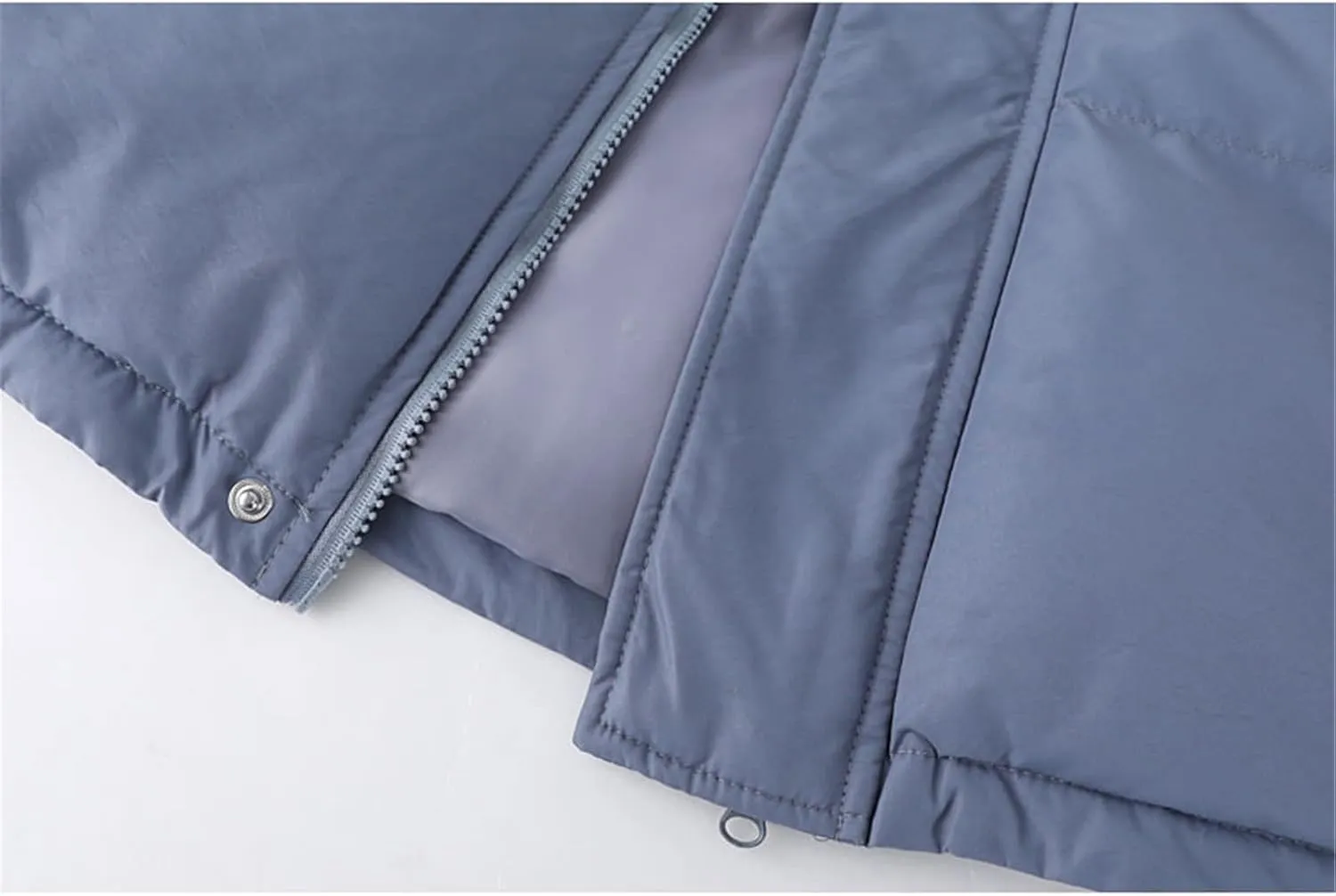 Winter Women's Parka Short Jacket Thicken Hooded Down Jackets Female Casual Loose Cotton-Padded Coats Fake Two Tops