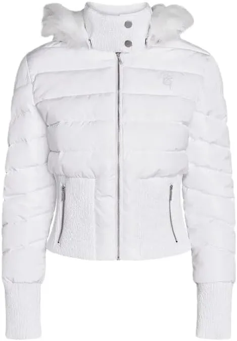 Women Short Coat Cotton-Padded Jacket With Disassembled Hat Warm Down Jacket With Hooded Slim