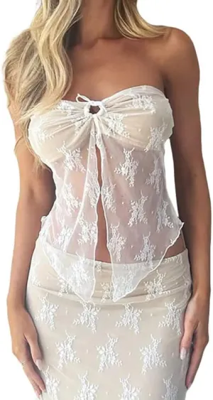 Women Spaghetti Strap Lace Crop Camisole Sleeveless V Neck Cami Top Vintage Backless Tank Top Y2k Slim Fit Streetwear