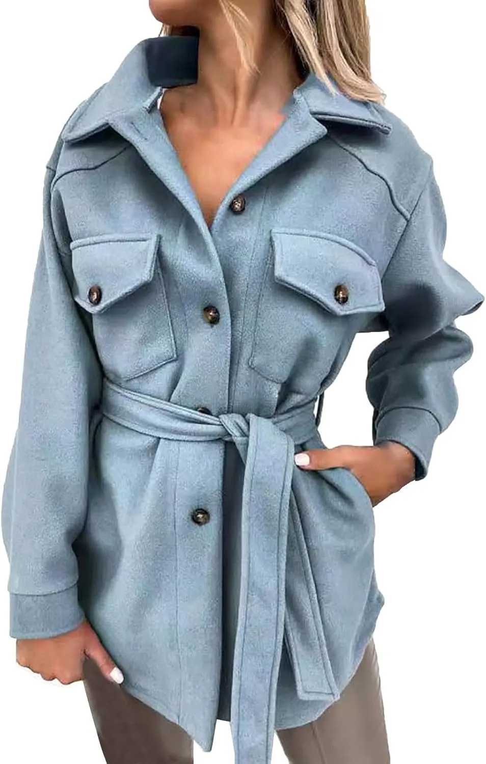 Women Warm 2023 Winter Jackets Double Breasted Woolen Peacoats Plus Size Thicken Mid Length Trench Coat Trendy Overcoat