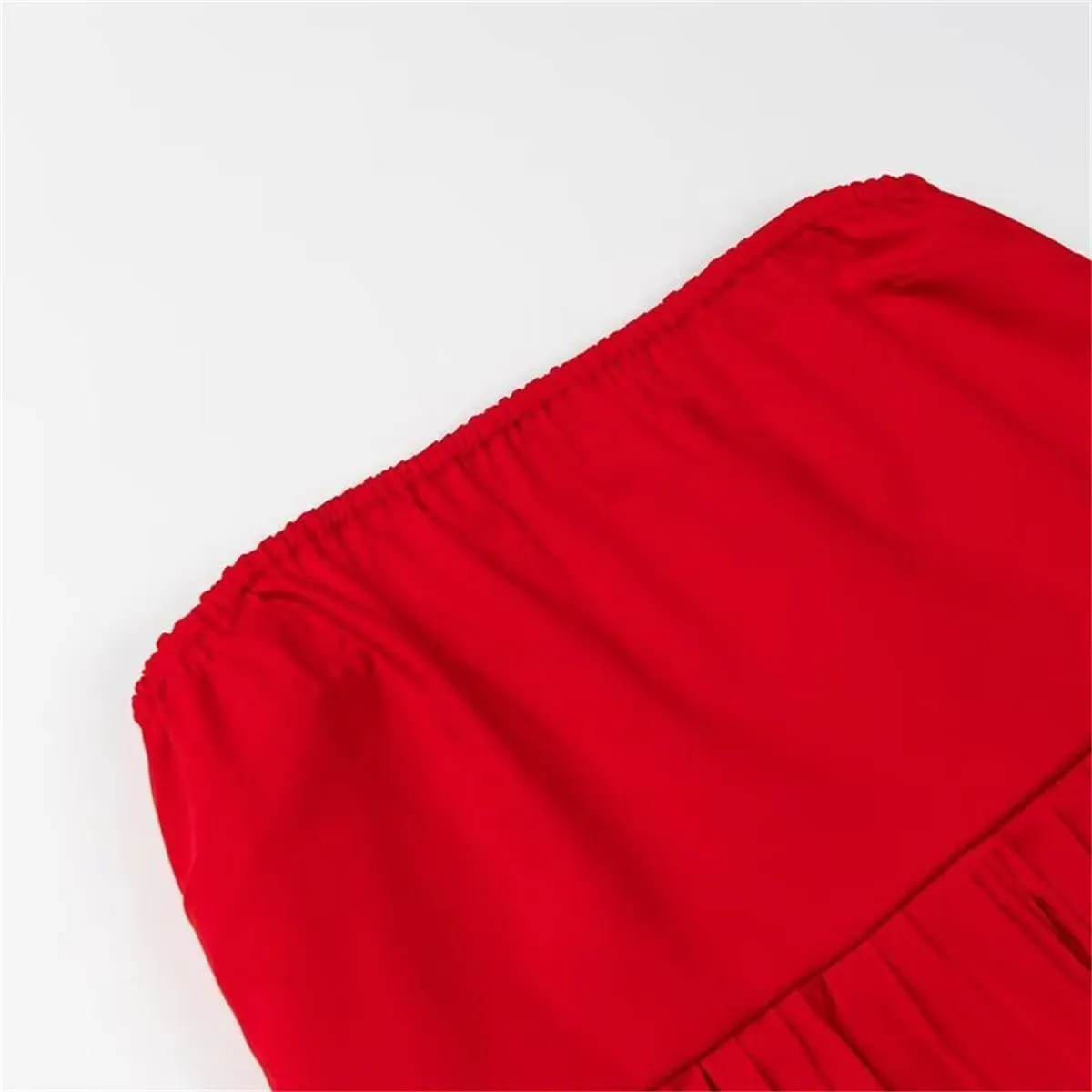 Women Y2K Strapless Backless Ruffle Flowy Tube Top Summer Sexy Off Shoulder Pleated Bandeau Going Out Peplum Top