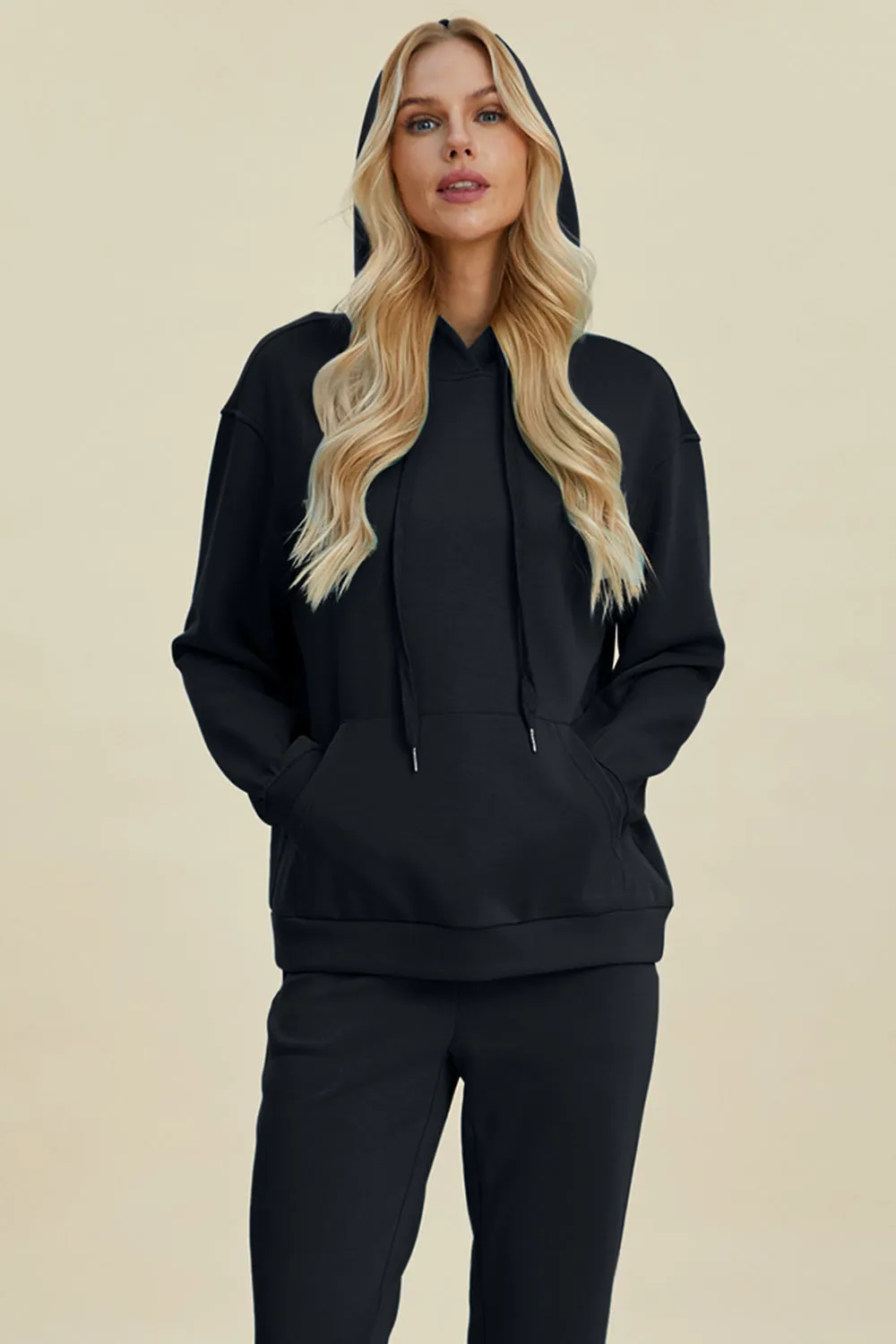 Women's Basic Bae Full Size Air Scuba Hoodie – Women Jogging Suits