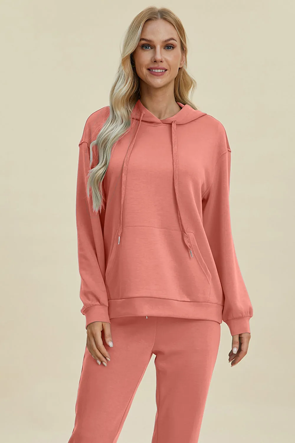 Women's Basic Bae Full Size Air Scuba Hoodie – Women Jogging Suits