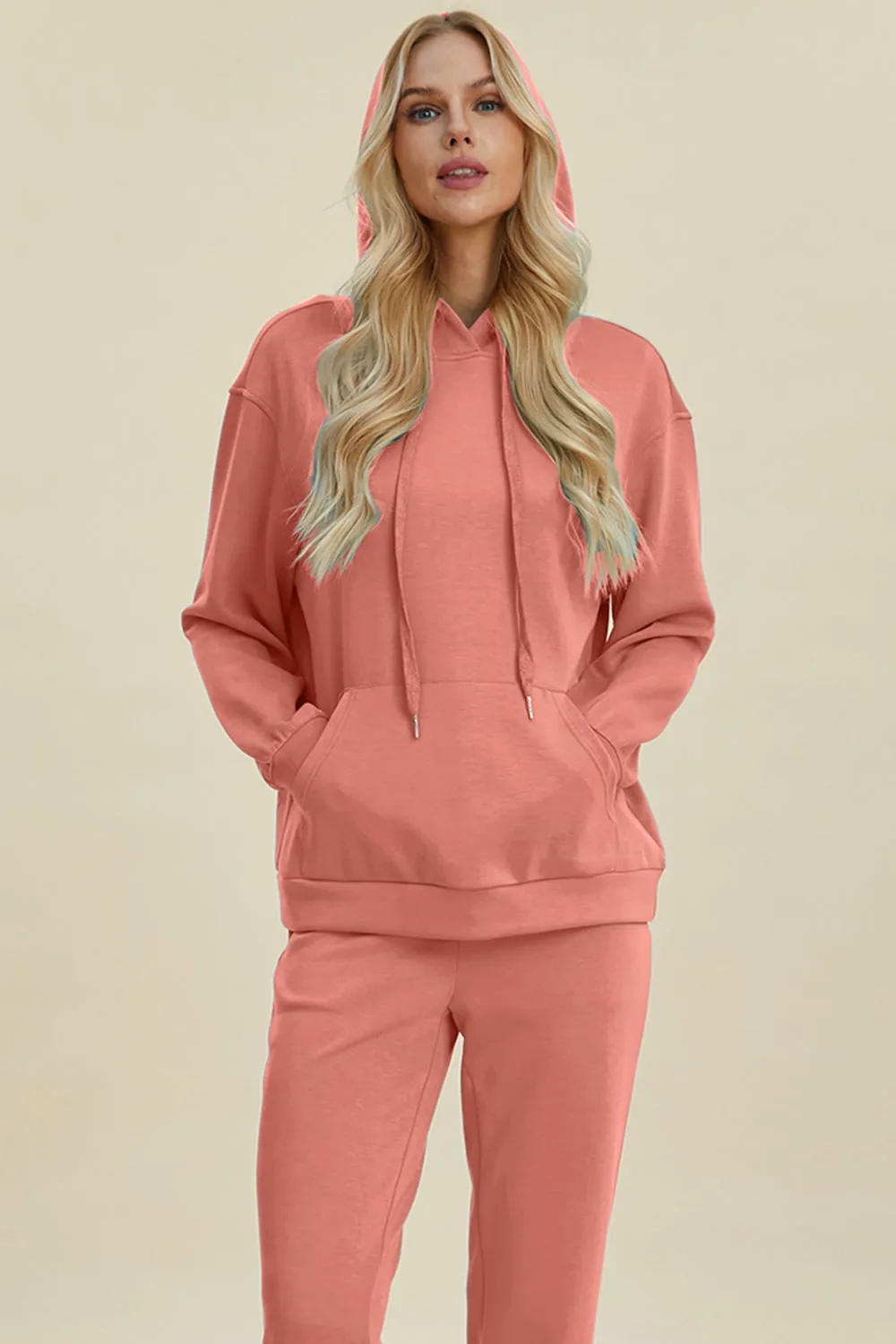 Women's Basic Bae Full Size Air Scuba Hoodie – Women Jogging Suits