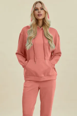 Women's Basic Bae Full Size Air Scuba Hoodie – Women Jogging Suits