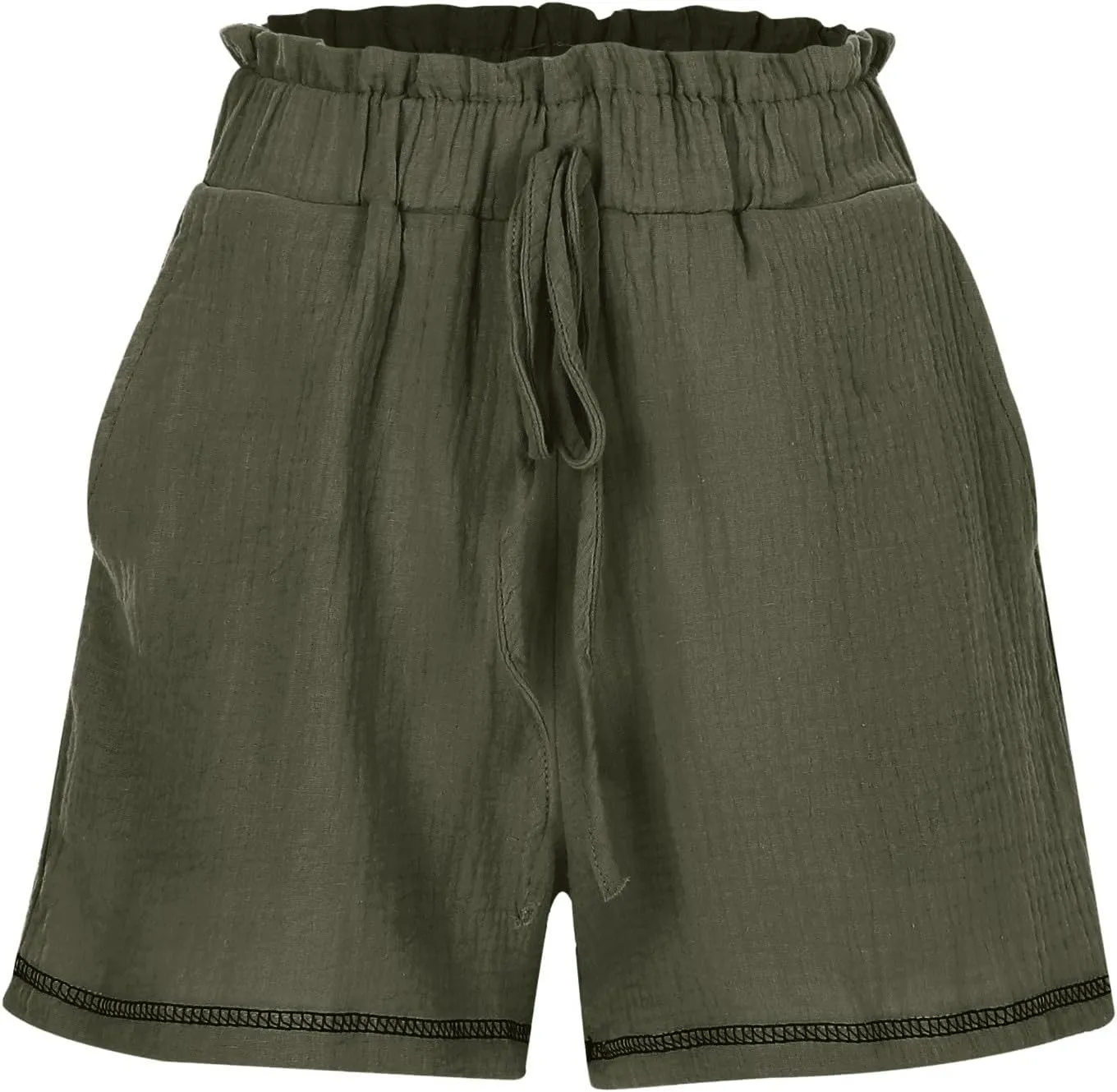 Womens Casual Shorts High Waisted 2024 Fashion Beach Cruise Shorts Cute Comfy Summer Shorts with 2 Pockets