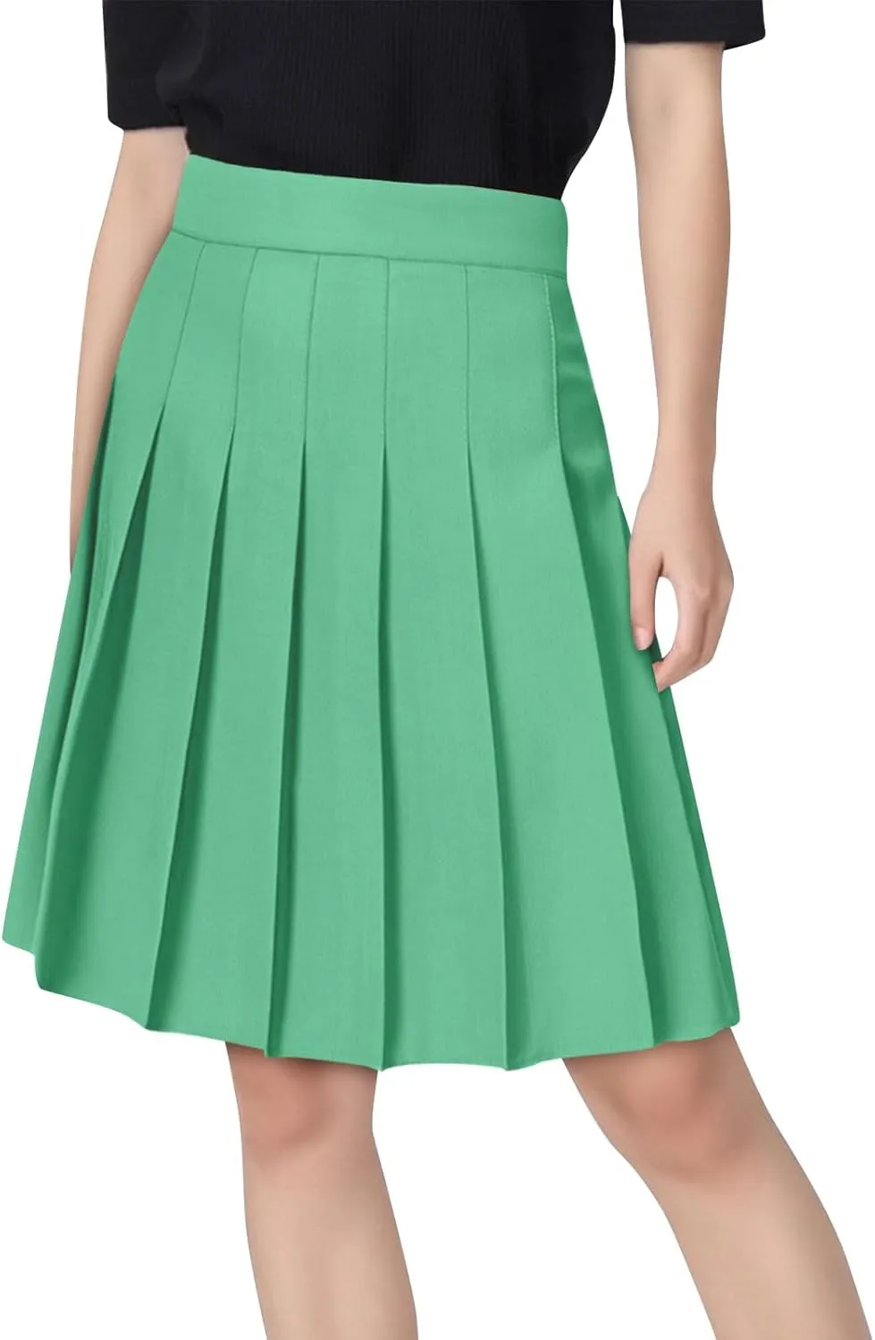 Womens Formal Concert Skort for Women Mini Little Loose Fit Ruched High Cut Cheerleader Cosplay Plain 2025 Y2K