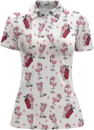 Womens Golf Shirt Funny Polo Shirts for Women Golf Outfit Crazy Gifts