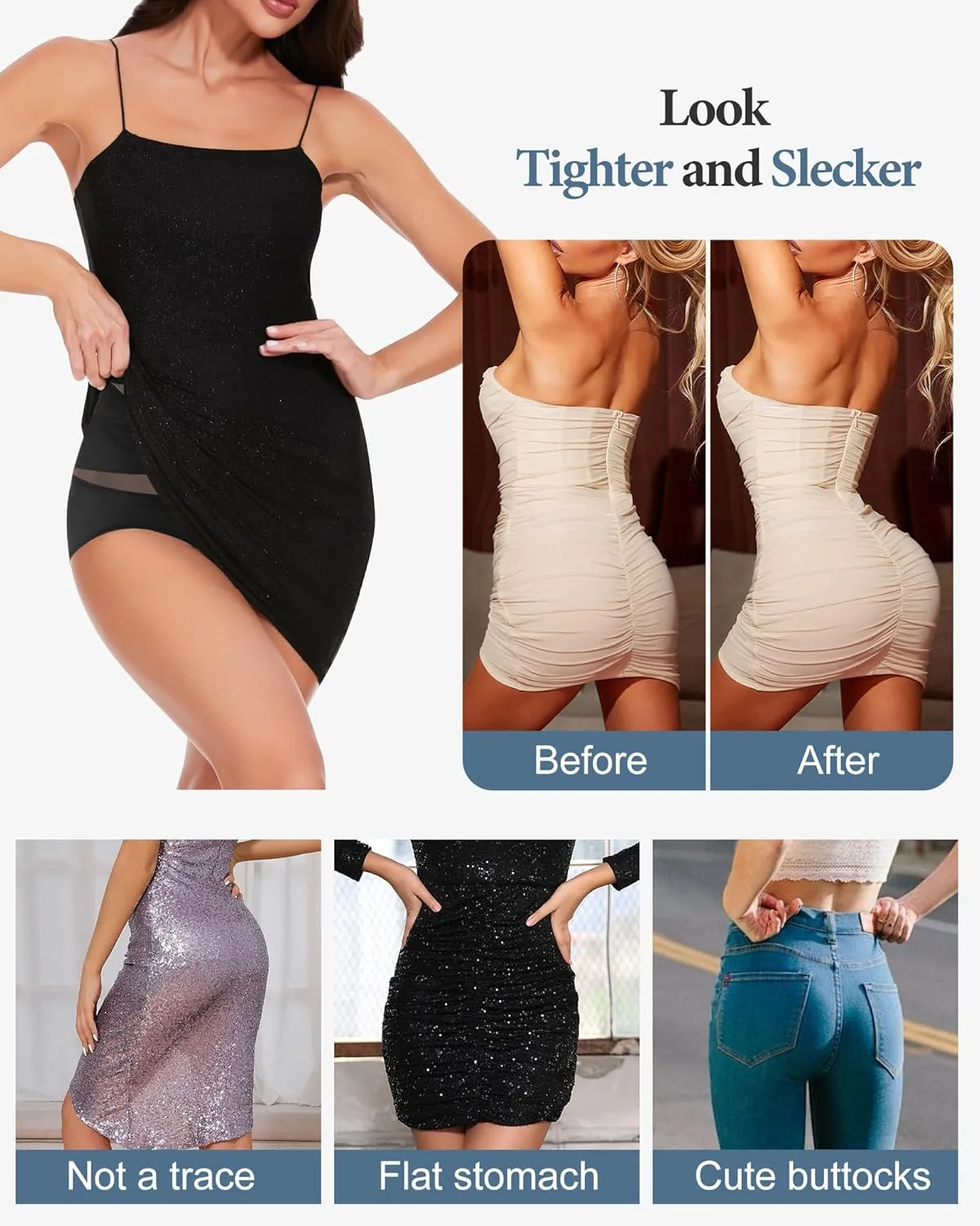 Women's High Waisted Underwear Postpartum Stretch Full Coverage Breathable Briefs 4 Packs Panties