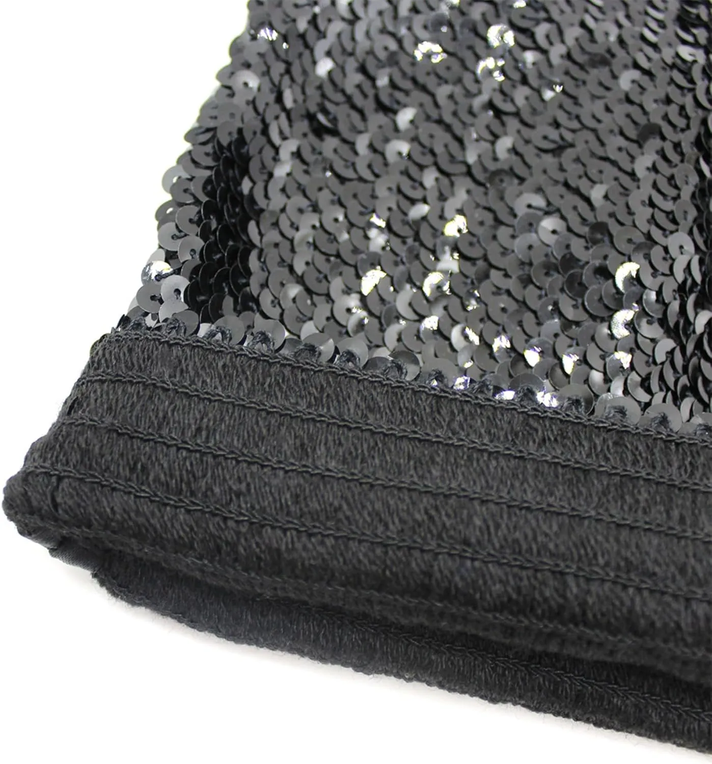 Women's Sparkling Sequin Tube Top Sexy Stretchy Strapless Crop Top Camisole for Costume Party Clubwear